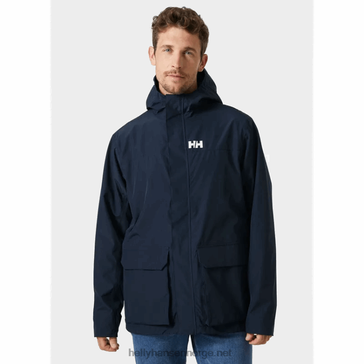 t2 utility regnjakke for menn Helly-Hansen F6TJ0242 marinen