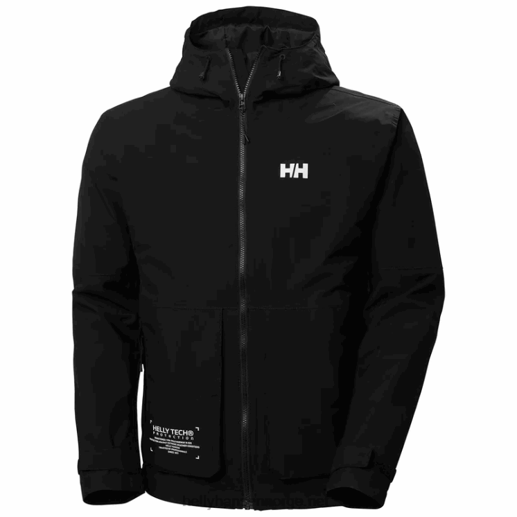 trekkregnjakke for menn Helly-Hansen F6TJ0243 svart