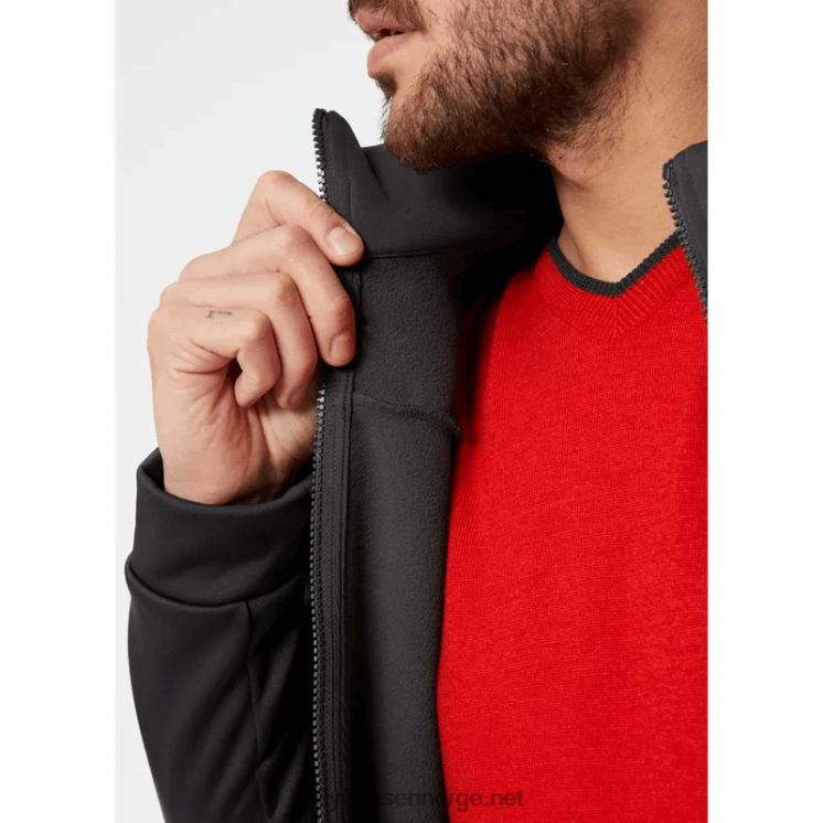fleecejakke for menn Helly-Hansen F6TJ099 ibenholt