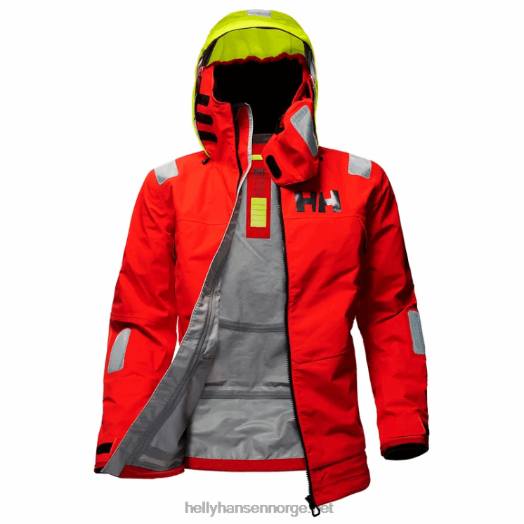 herre aegir race seiljakke Helly-Hansen F6TJ034 varsel rød