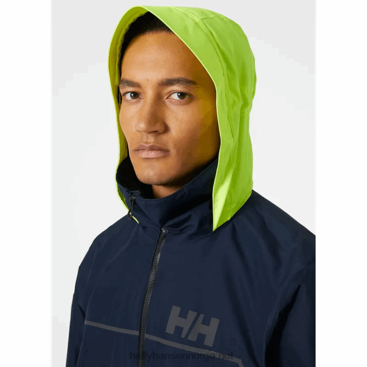 herre hp folie match seiljakke 2.0 Helly-Hansen F6TJ064 marinen