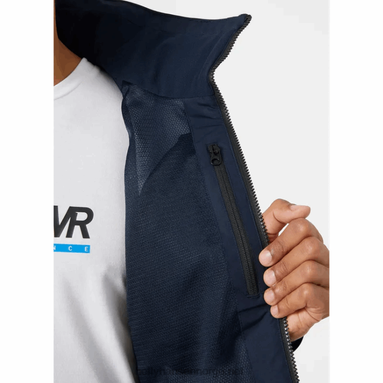 herre hp folie match seiljakke 2.0 Helly-Hansen F6TJ064 marinen
