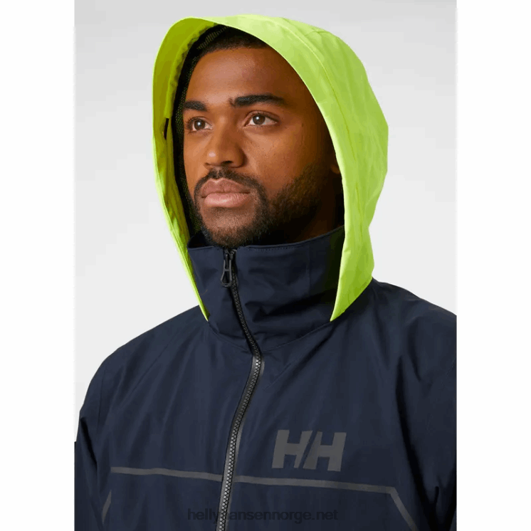 herre hp folie match seiljakke Helly-Hansen F6TJ0132 marinen