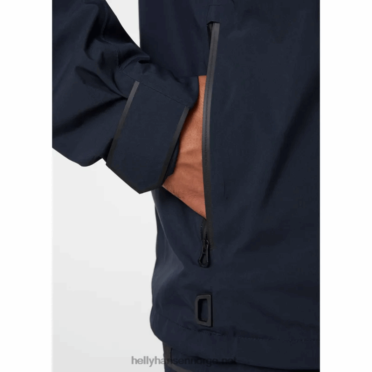 herre hp folie match seiljakke Helly-Hansen F6TJ0132 marinen