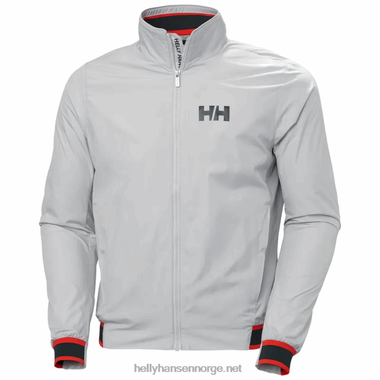 herre salt windbreaker seiljakke Helly-Hansen F6TJ0115 grå tåke