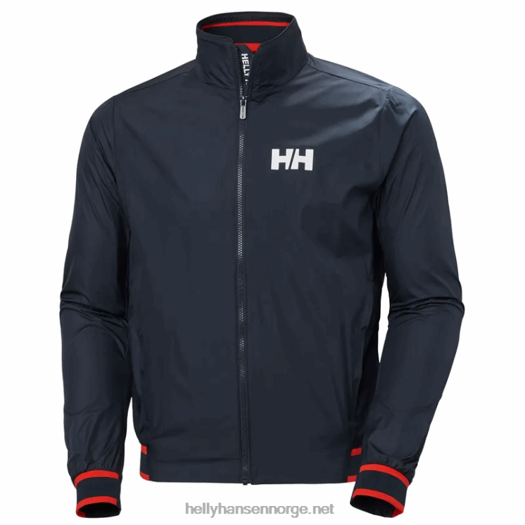 herre salt windbreaker seiljakke Helly-Hansen F6TJ0116 marinen