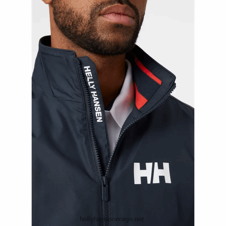 herre salt windbreaker seiljakke Helly-Hansen F6TJ0116 marinen