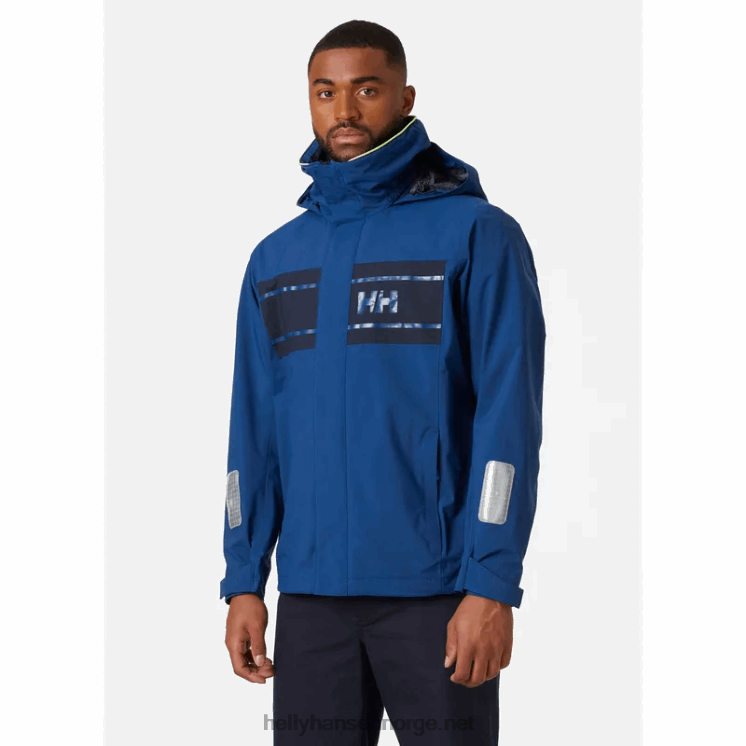 herre saltholm seilerjakke Helly-Hansen F6TJ0108 dyp fjord