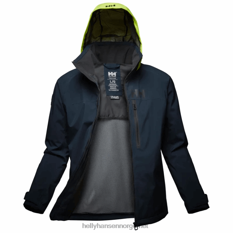 hp racing hette seiljakke for menn Helly-Hansen F6TJ066 marinen