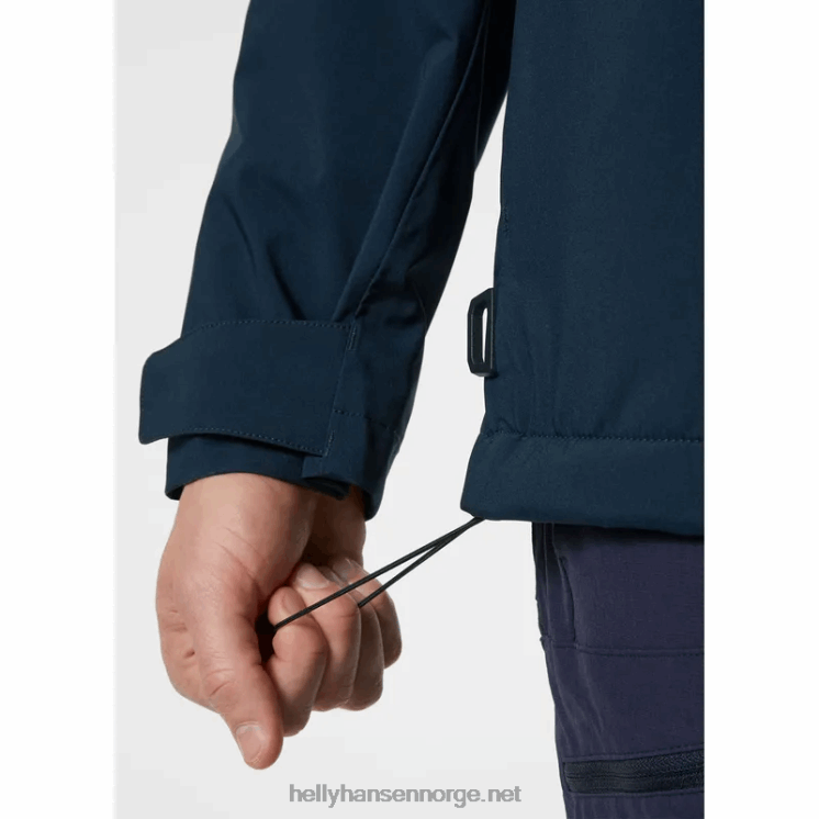 hp racing lifaloft seiljakke med hette for menn Helly-Hansen F6TJ097 marinen