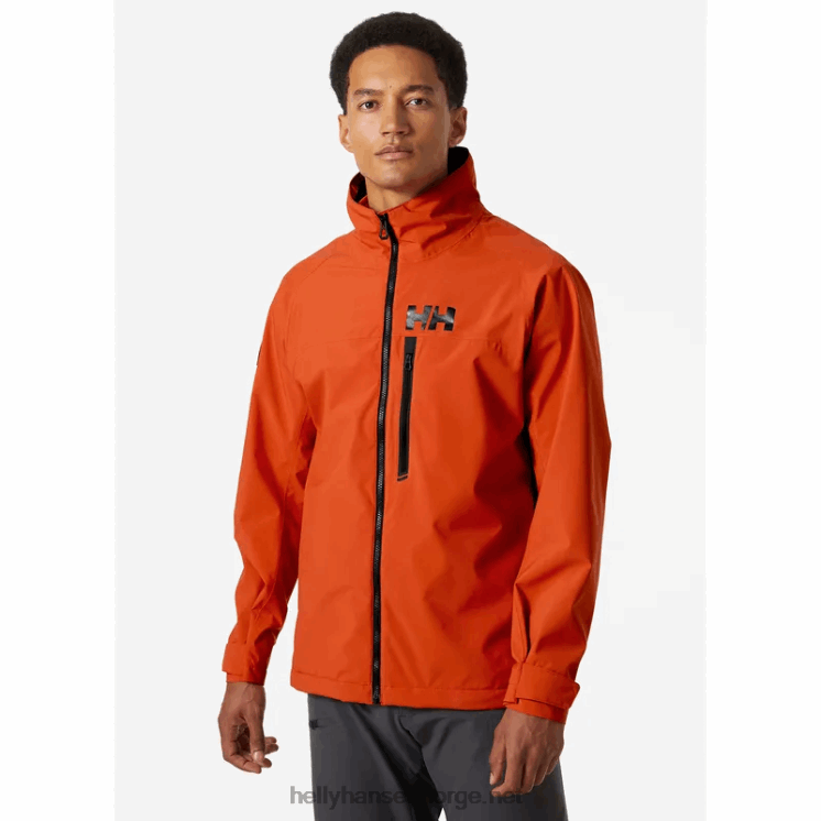 hp racing seiljakke for menn Helly-Hansen F6TJ0125 patrulje oran