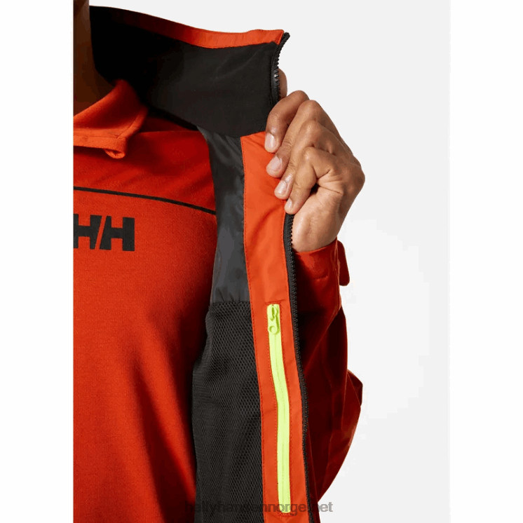 hp racing seiljakke for menn Helly-Hansen F6TJ0125 patrulje oran