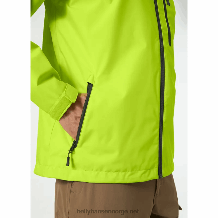 mannskapsseiljakke for menn Helly-Hansen F6TJ025 azid kalk