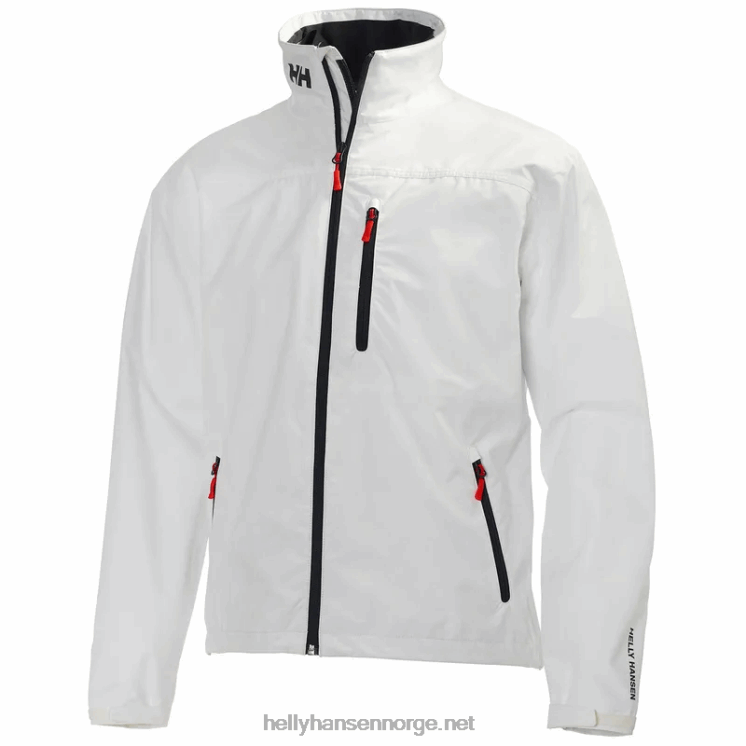 mannskapsseiljakke for menn Helly-Hansen F6TJ029 hvit