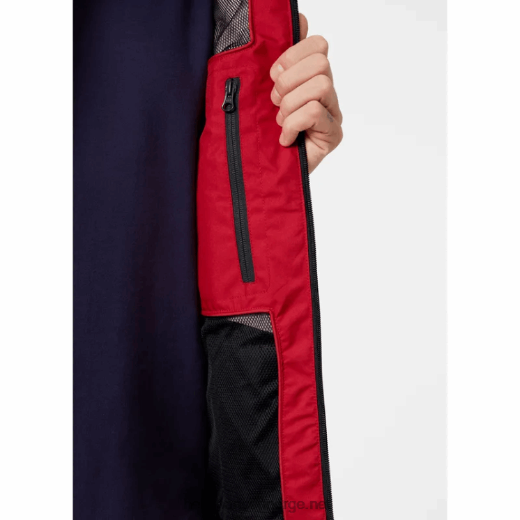 mannskapsseiljakke for menn Helly-Hansen F6TJ030 rød