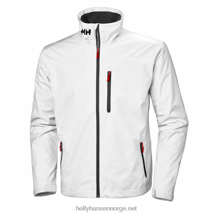 mellomlags seilerjakke for menn Helly-Hansen F6TJ05 lyse hvitt