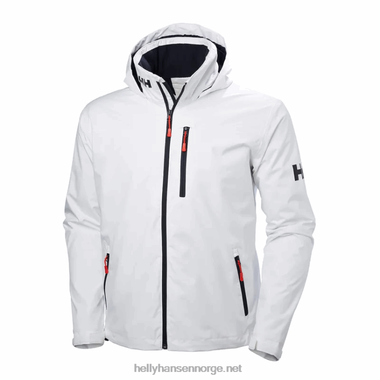 mellomlagsjakke med hette for menn Helly-Hansen F6TJ020 hvit