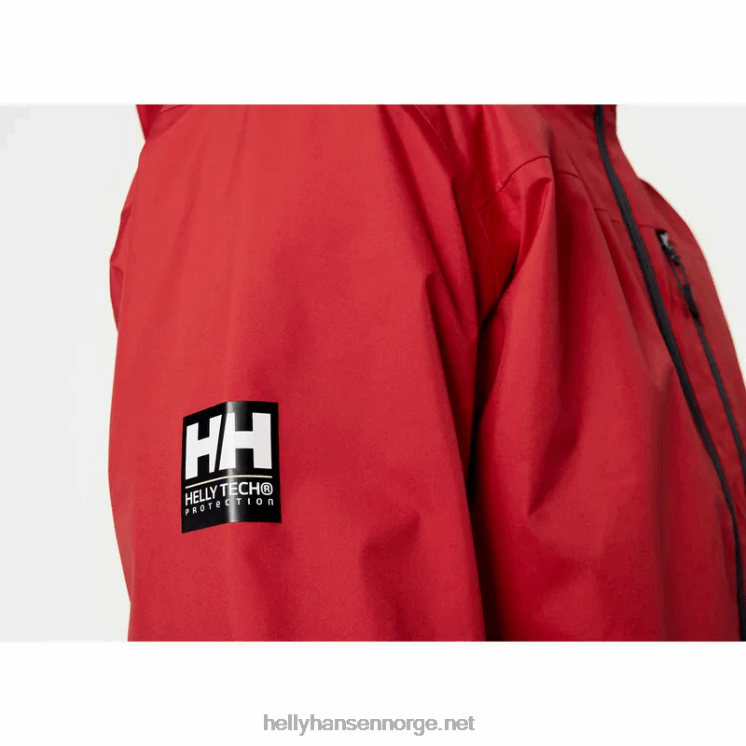 mellomlagsjakke med hette for menn Helly-Hansen F6TJ021 rød
