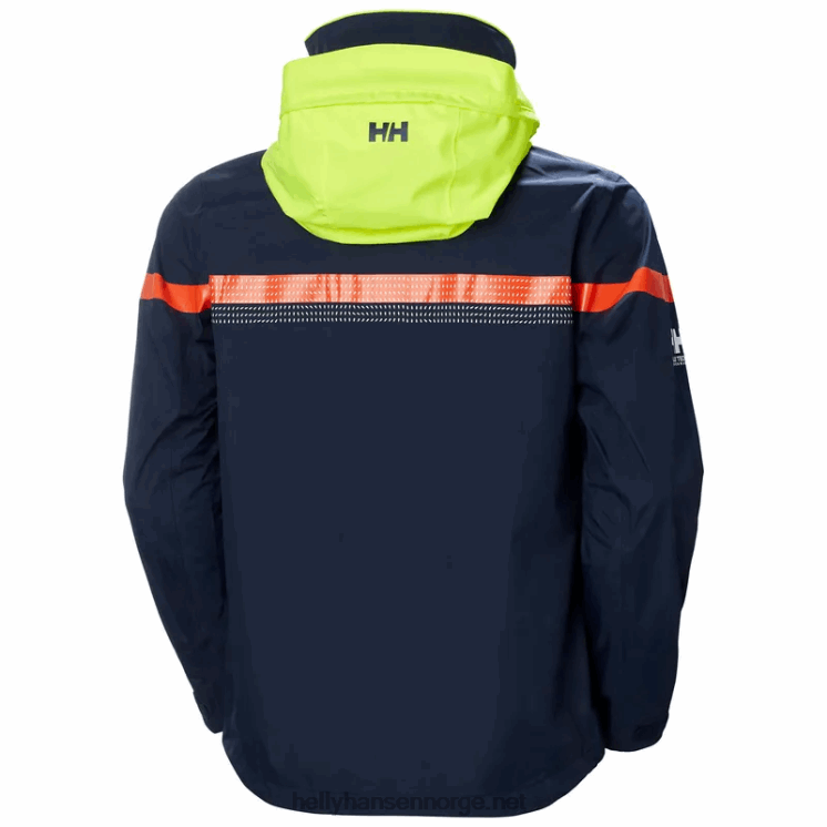 menns havkappløp 3-lags seiljakke Helly-Hansen F6TJ0121 marinen