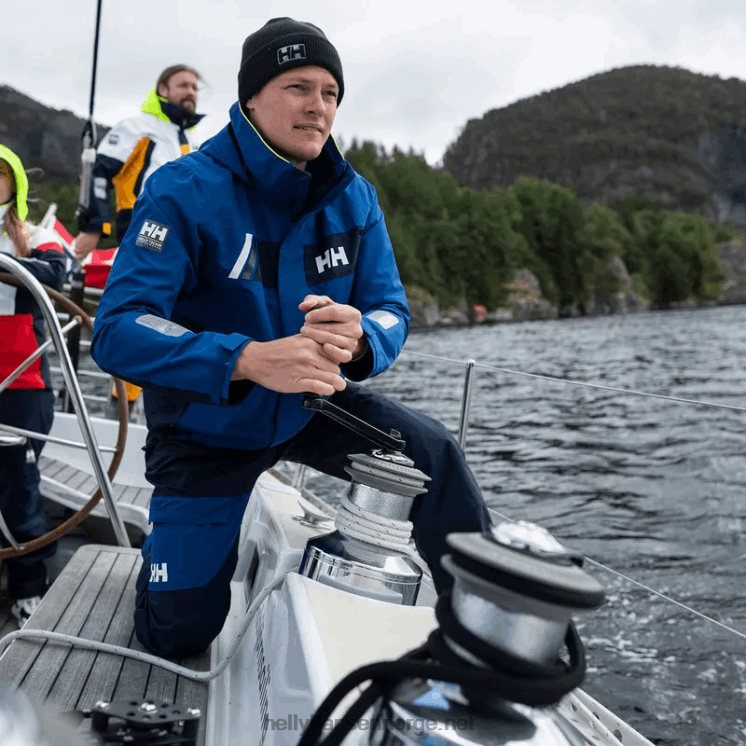 newport kystseilerjakke for menn Helly-Hansen F6TJ055 dyp fjord