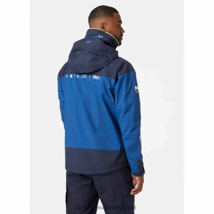 salt kystseilerjakke for menn Helly-Hansen F6TJ0133 dyp fjord