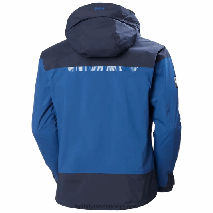 salt kystseilerjakke for menn Helly-Hansen F6TJ0133 dyp fjord