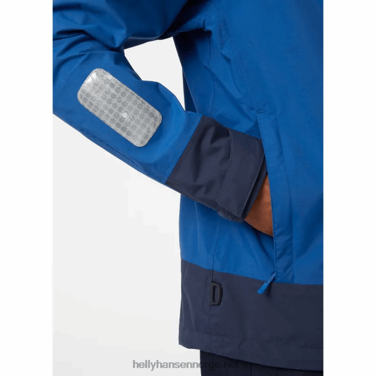 salt kystseilerjakke for menn Helly-Hansen F6TJ0133 dyp fjord