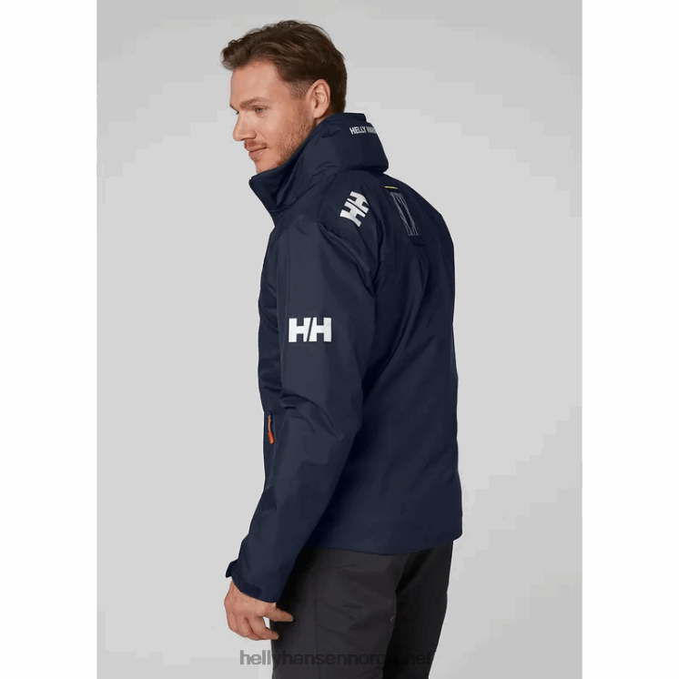 seilerjakke med hette for menn Helly-Hansen F6TJ016 marinen