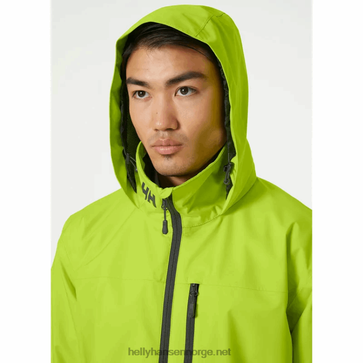 seilerjakke med hette for menn Helly-Hansen F6TJ09 azid kalk