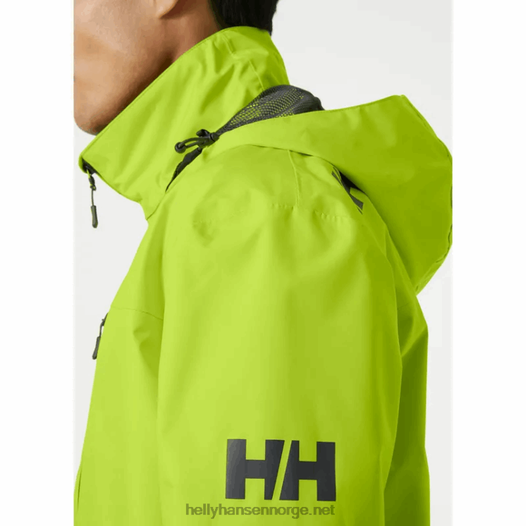 seilerjakke med hette for menn Helly-Hansen F6TJ09 azid kalk