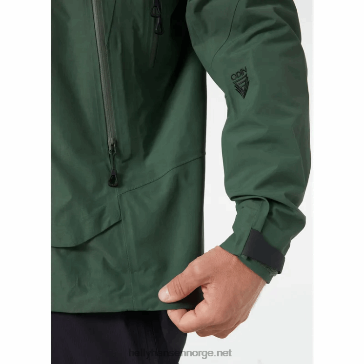 herre odin 9 worlds 3.0 skalljakke Helly-Hansen F6TJ0147 gran