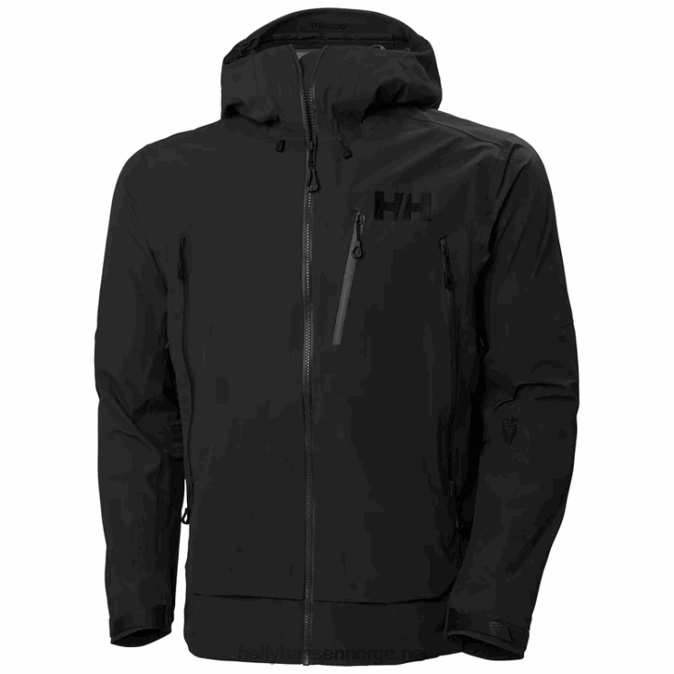 herre odin 9 worlds 3.0 skalljakke Helly-Hansen F6TJ0150 svart