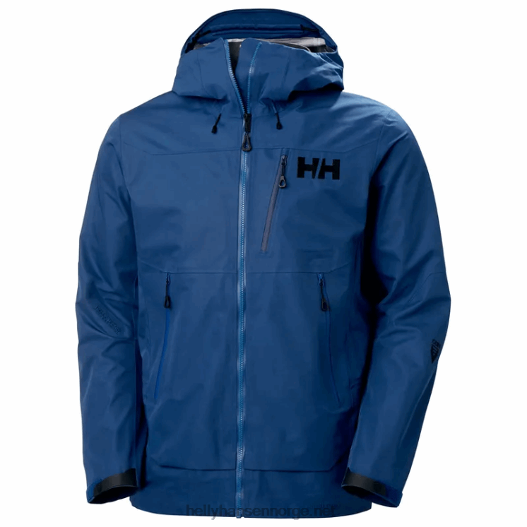 herre odin mountain infinity skalljakke Helly-Hansen F6TJ0176 dyp fjord