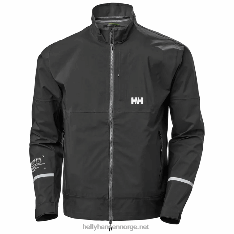 herre ride 3-lags sykkel skalljakke Helly-Hansen F6TJ0272 svart