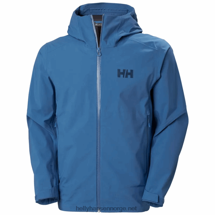 herre verglas 3-lags skalljakke Helly-Hansen F6TJ0210 asuritt