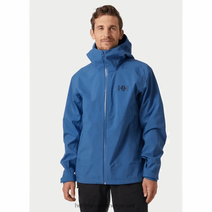 herre verglas 3-lags skalljakke Helly-Hansen F6TJ0210 asuritt