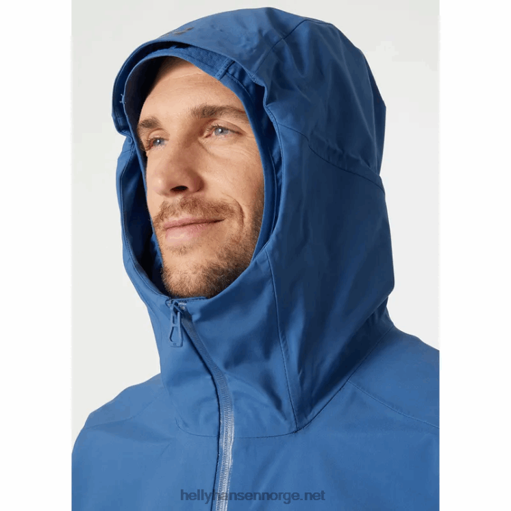 herre verglas 3-lags skalljakke Helly-Hansen F6TJ0210 asuritt