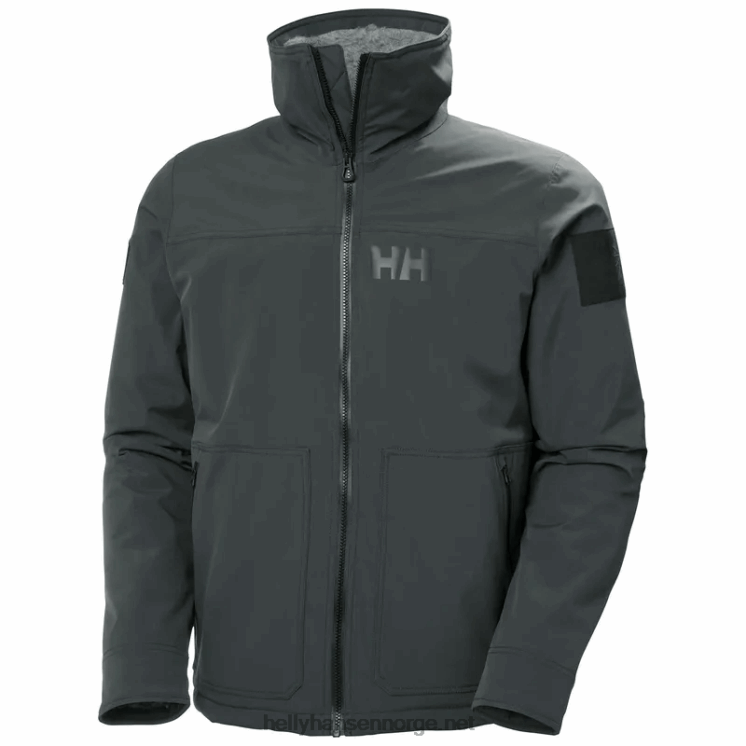 herrejakke i arktisk hav med skall Helly-Hansen F6TJ039 ibenholt