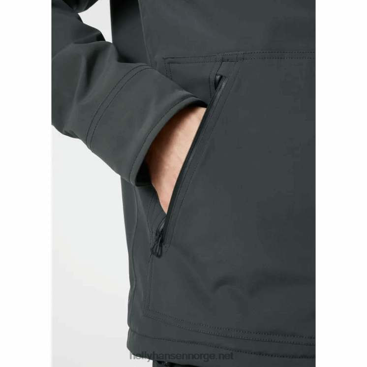 herrejakke i arktisk hav med skall Helly-Hansen F6TJ039 ibenholt