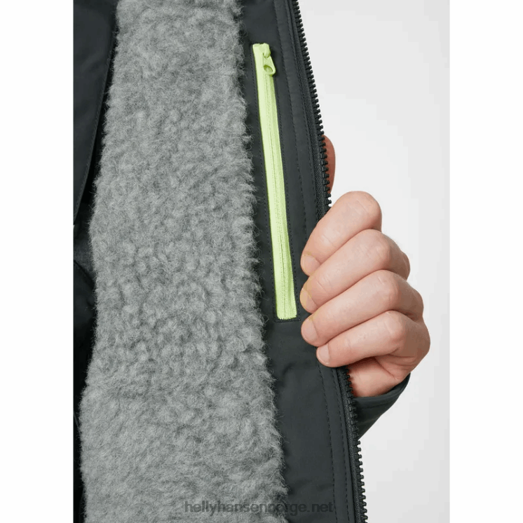 herrejakke i arktisk hav med skall Helly-Hansen F6TJ039 ibenholt