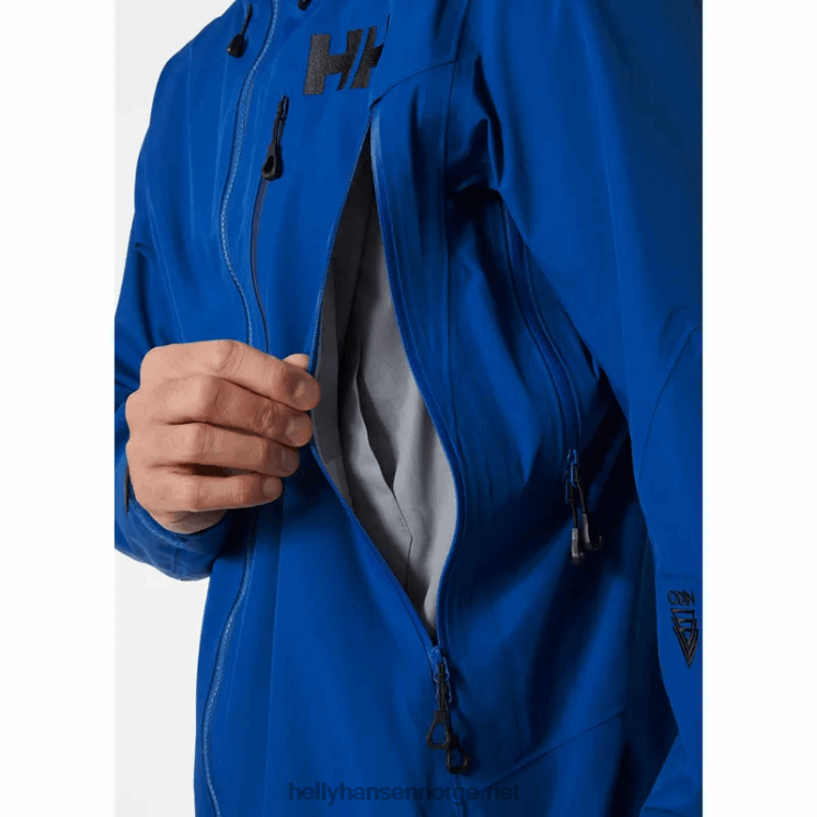 odin 9 worlds 2.0 utendørs skalljakke for menn Helly-Hansen F6TJ0156 dyp fjord