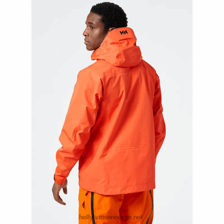 odin 9 worlds infinity skalljakke for menn Helly-Hansen F6TJ0141 lys oran