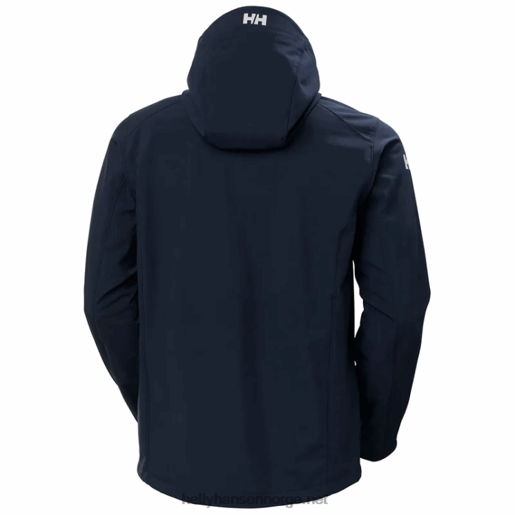 paramunt softshelljakke med hette for menn Helly-Hansen F6TJ0203 marinen