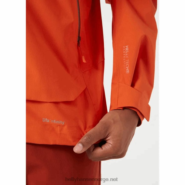 verglas infinity skalljakke for menn Helly-Hansen F6TJ0138 patrulje oran