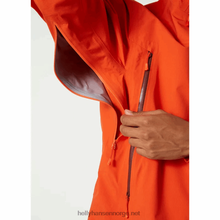 verglas infinity skalljakke for menn Helly-Hansen F6TJ0138 patrulje oran