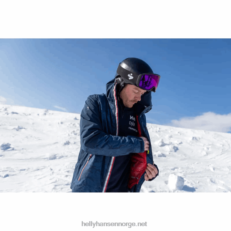 Swift infinity isolert skijakke for menn Helly-Hansen F6TJ0429 svart