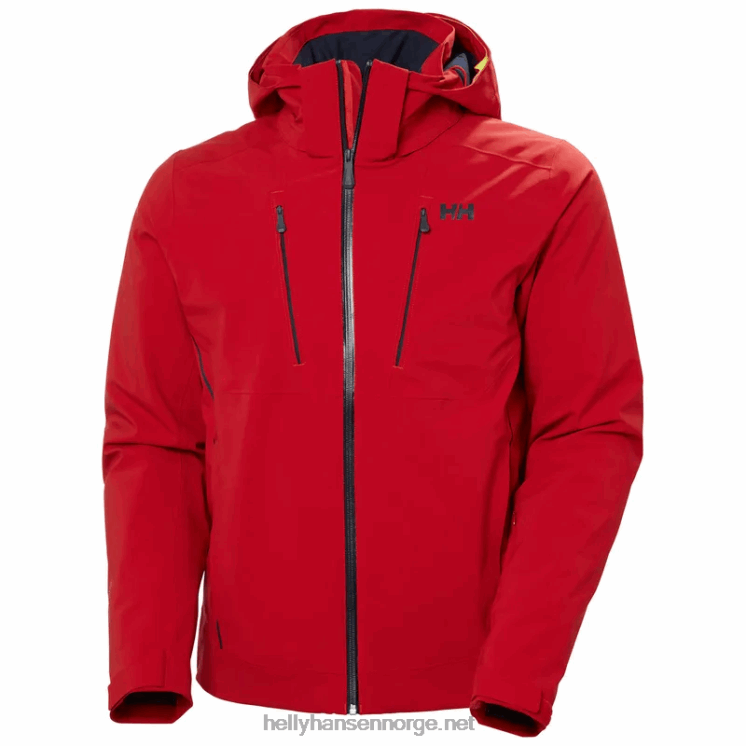 alpha 3.0 skijakke for menn Helly-Hansen F6TJ0411 rød