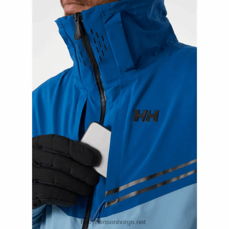 alpha infinity isolert skijakke for menn Helly-Hansen F6TJ0422 mørkeste spr