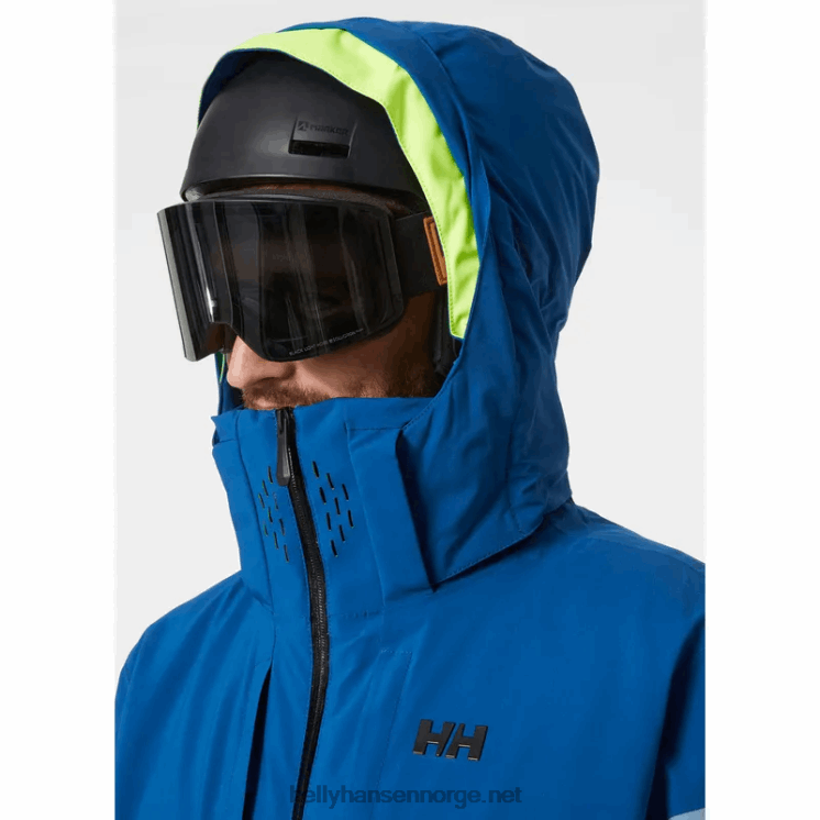 alpha infinity isolert skijakke for menn Helly-Hansen F6TJ0422 mørkeste spr