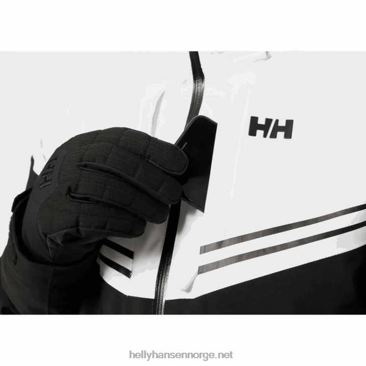 alpha infinity isolert skijakke for menn Helly-Hansen F6TJ0423 blå tåke